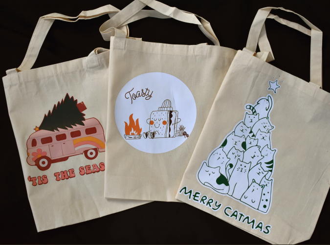 Holiday Tote Bags