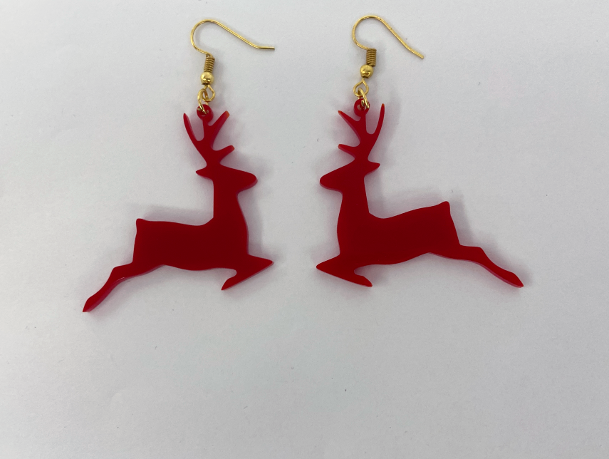 Reindeer Earrings