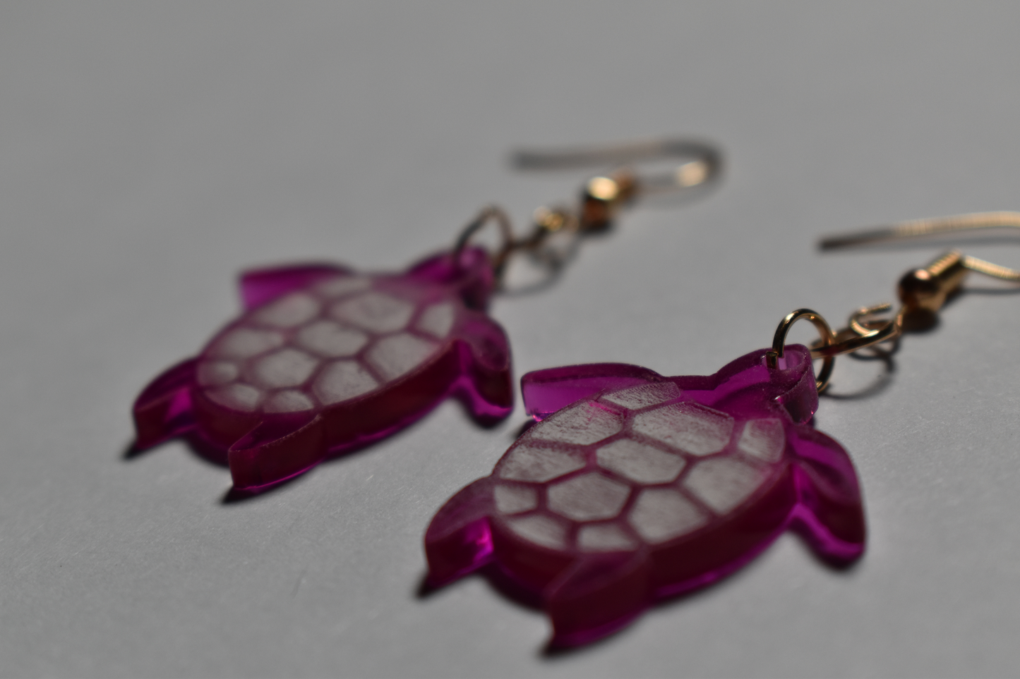 Acrylic Turtle Earrings