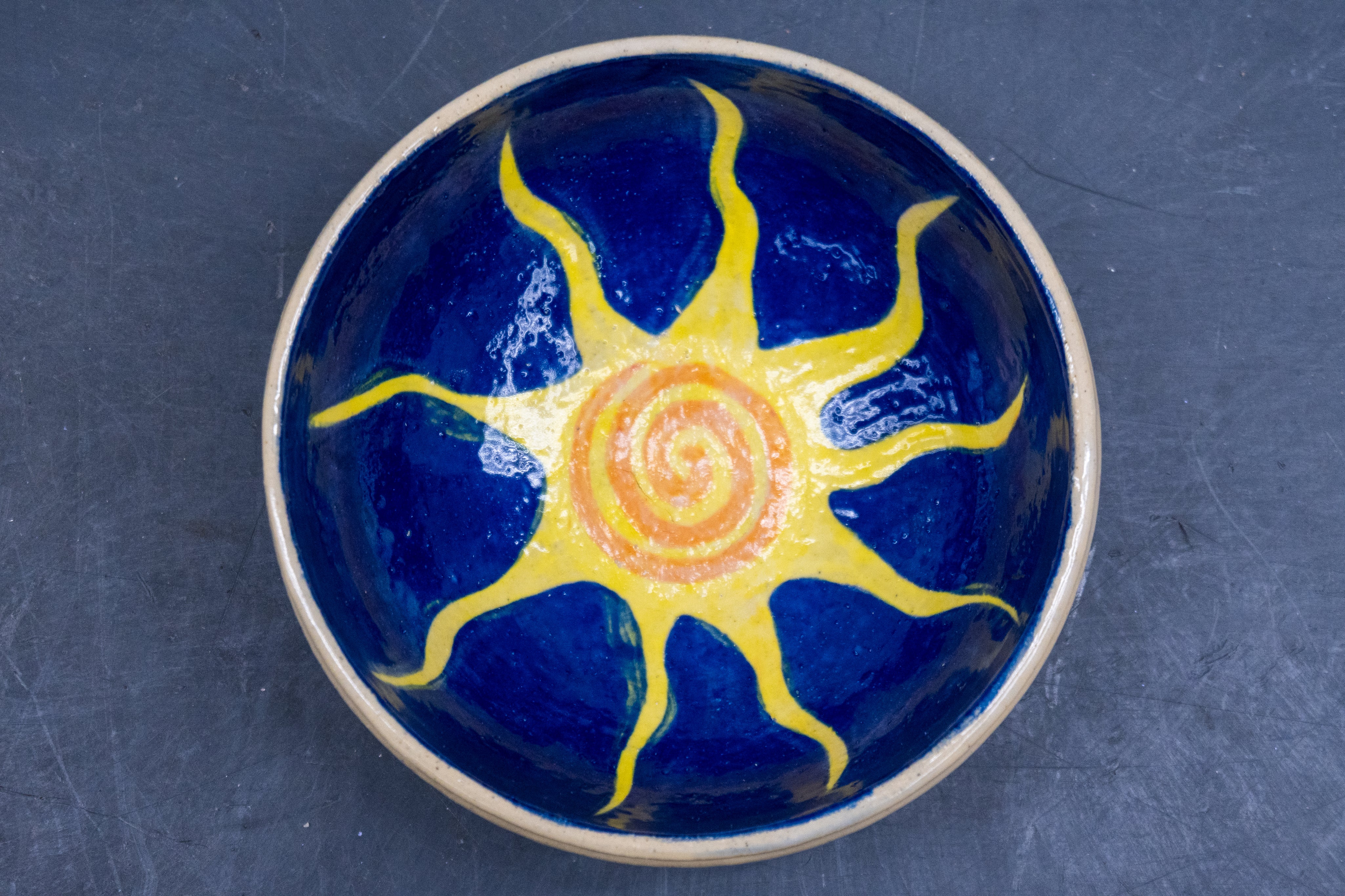 Round Medium Bowl- Sun