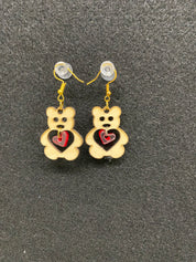 Teddy Bear Earrings