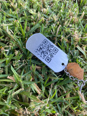 Engraved Dog Tag w/ QR Code