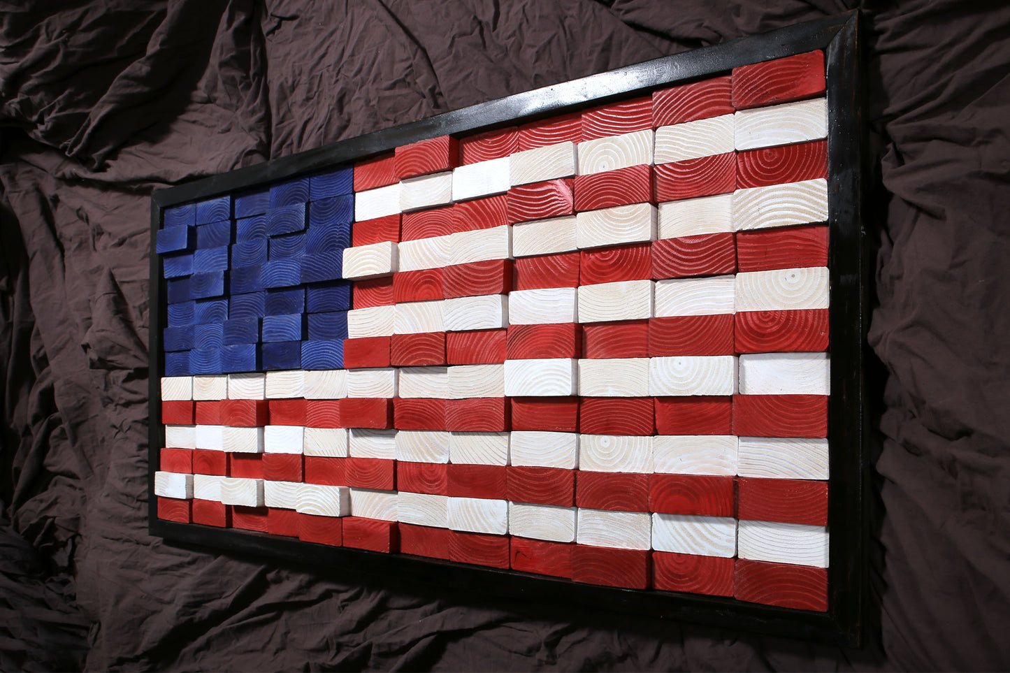 Wooden American Flag