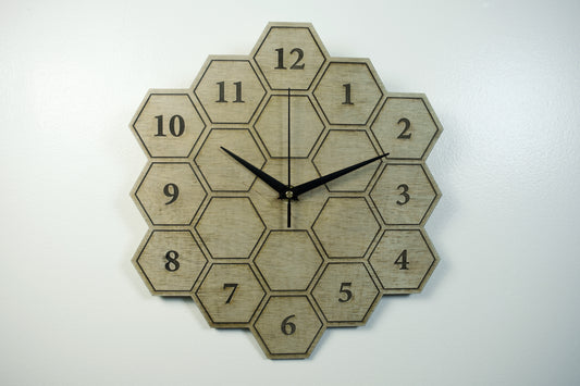 Honeycomb Tile Clock