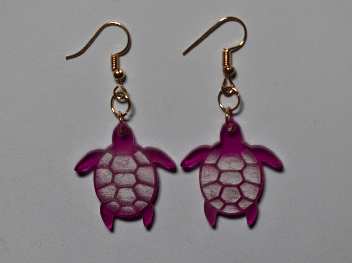 Acrylic Turtle Earrings